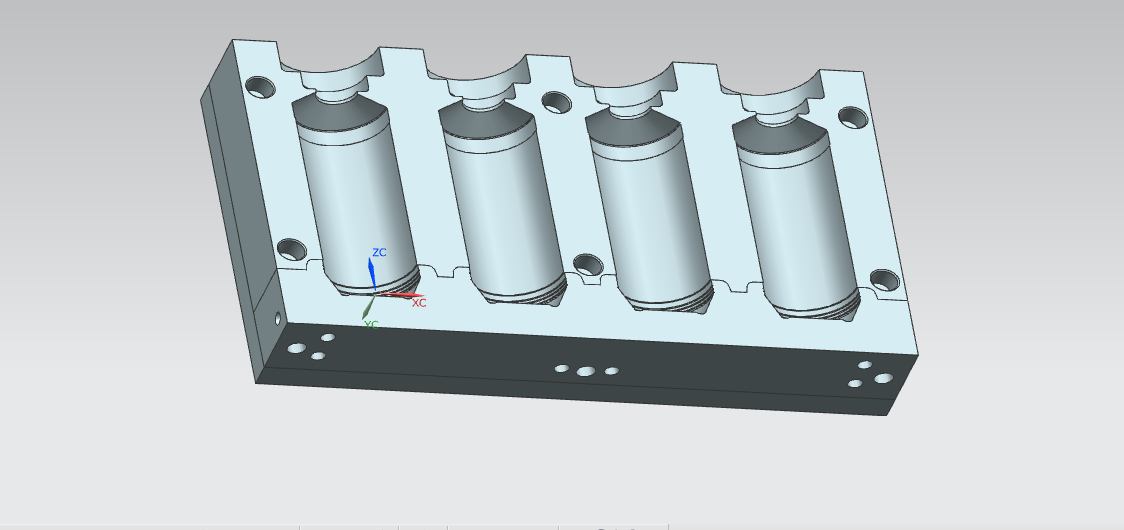 潔廁王瓶模具設計圖